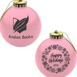 Round Shatterproof Ornament - Snowflake - Happy Holidays