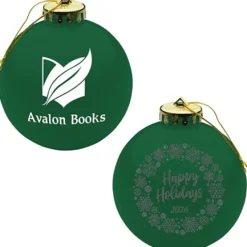 Round Shatterproof Ornament - Snowflake - Happy Holidays
