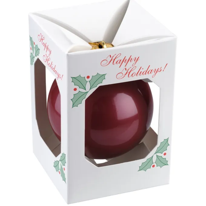 Round Shatterproof Ornament - Snowflake - Merry Christmas