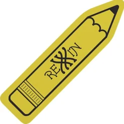 Rubber Bookmark - Pencil