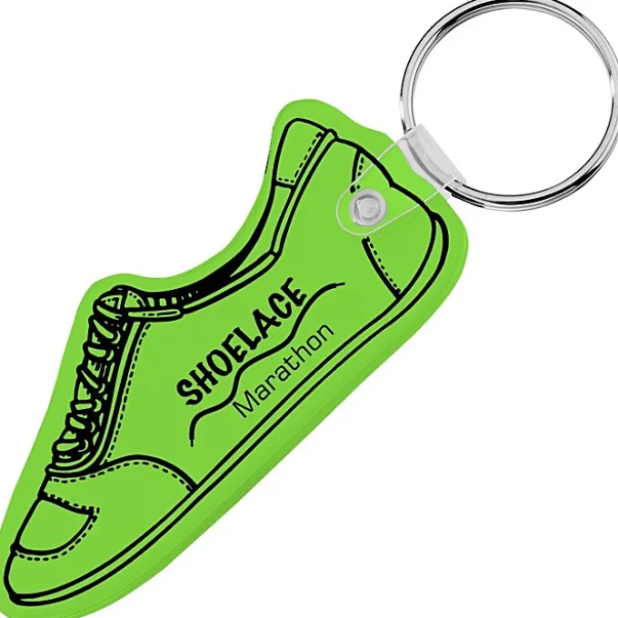 Running Shoe Soft Keychain - Translucent