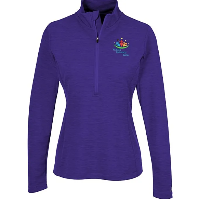 Russell Athletic Dri-Power Lightweight 1/2-Zip Pullover - Ladies'