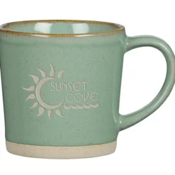 Rustic Coffee Mug - 12 oz - Deep Etch