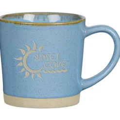 Rustic Coffee Mug - 12 oz - Deep Etch