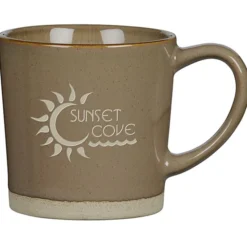 Rustic Coffee Mug - 12 oz - Deep Etch