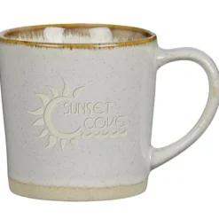 Rustic Coffee Mug - 12 oz - Deep Etch