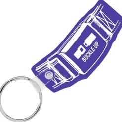 Safety Belt Soft Keychain - Opaque