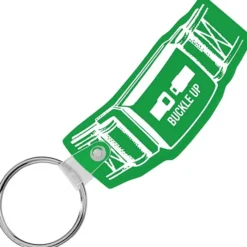 Safety Belt Soft Keychain - Translucent