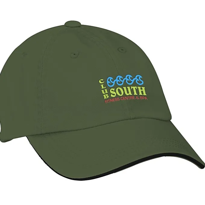 Sandwich Cap with Striped Closure