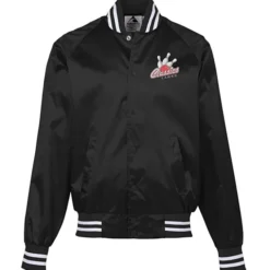 Satin Baseball Jacket