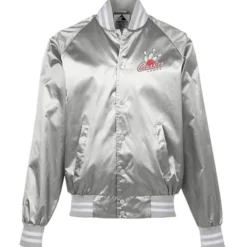 Satin Baseball Jacket