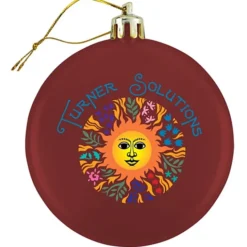Satin Flat Ornament - Full Color