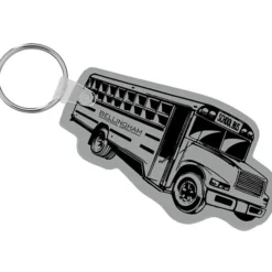 School Bus Soft Keychain - Opaque