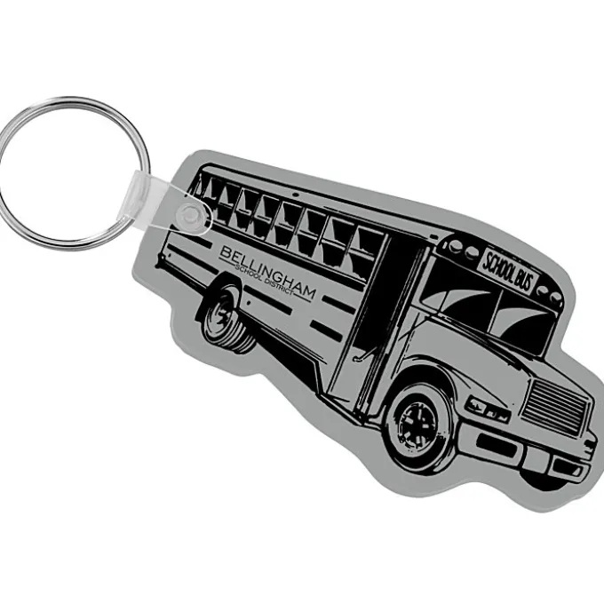 School Bus Soft Keychain - Opaque