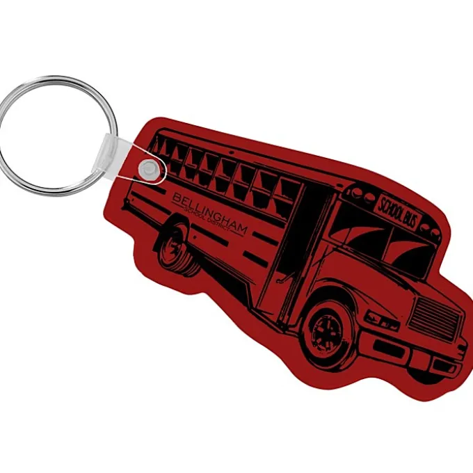 School Bus Soft Keychain - Opaque