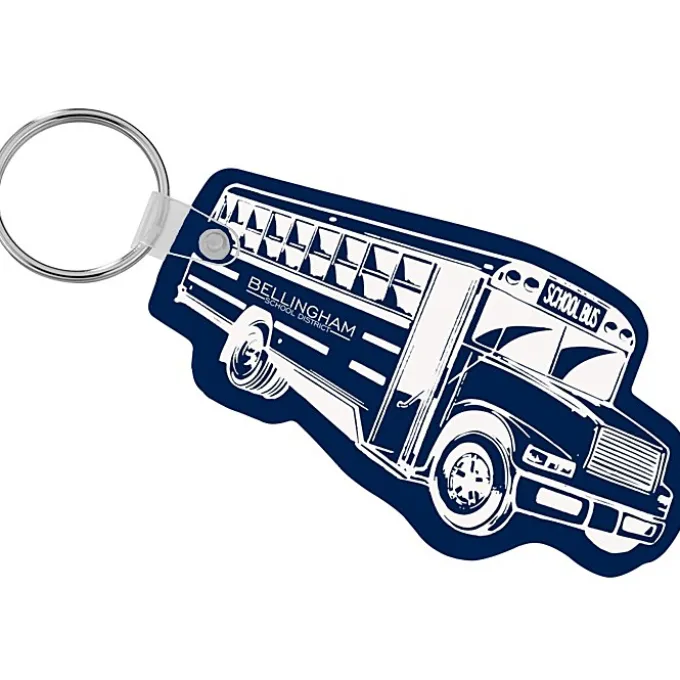 School Bus Soft Keychain - Opaque