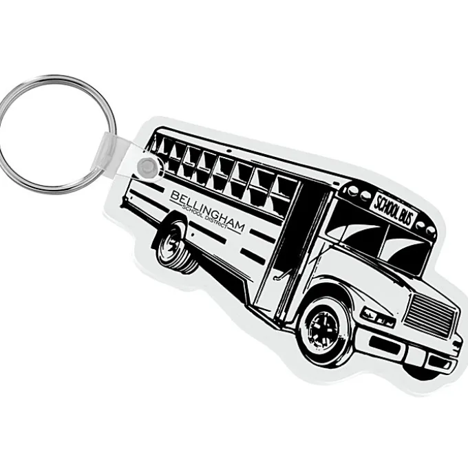School Bus Soft Keychain - Opaque