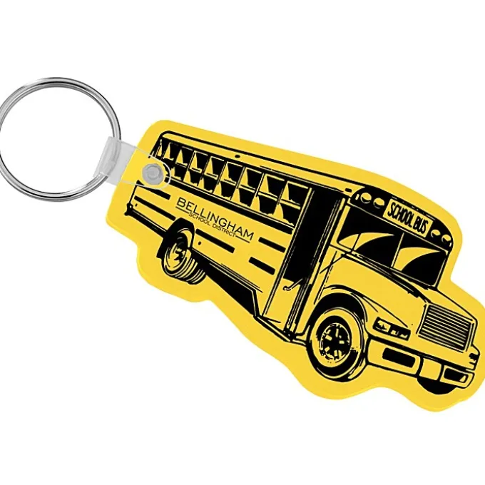 School Bus Soft Keychain - Opaque