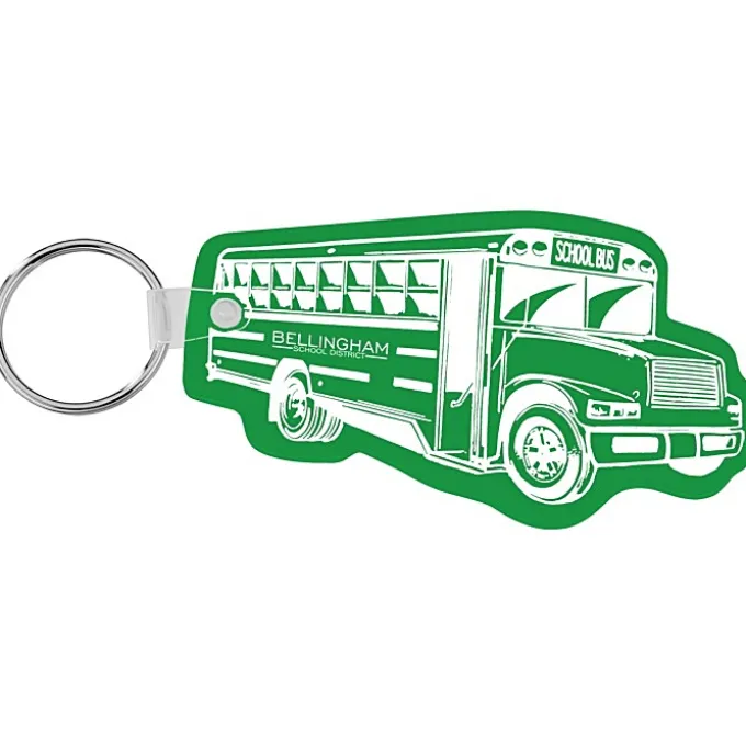 School Bus Soft Keychain - Translucent