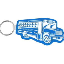 School Bus Soft Keychain - Translucent