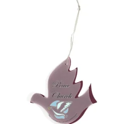 Seeded Paper Ornament - Dove