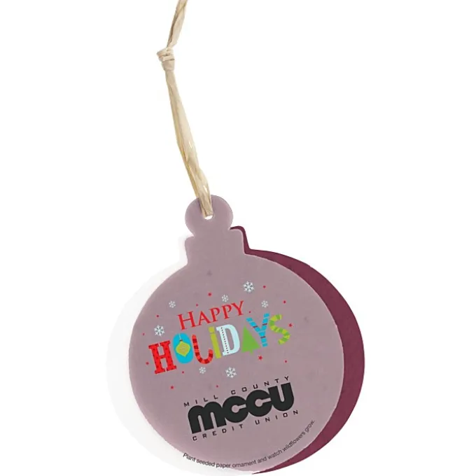 Seeded Paper Ornament - Ornament