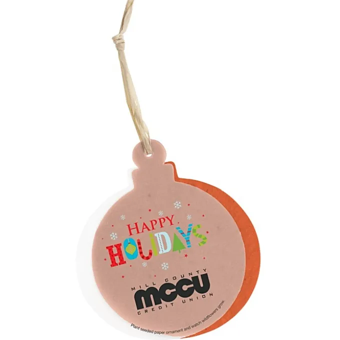 Seeded Paper Ornament - Ornament