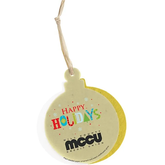 Seeded Paper Ornament - Ornament