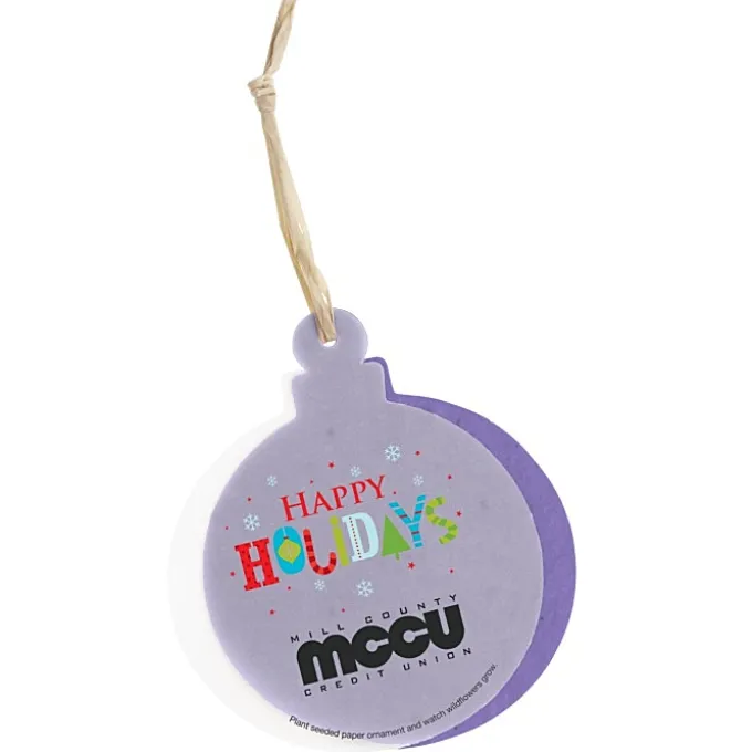 Seeded Paper Ornament - Ornament