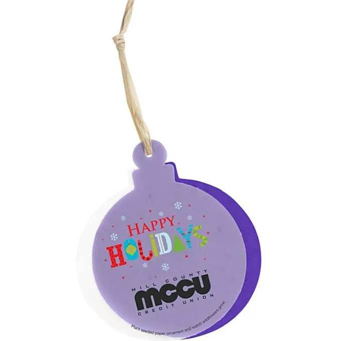 Seeded Paper Ornament - Ornament