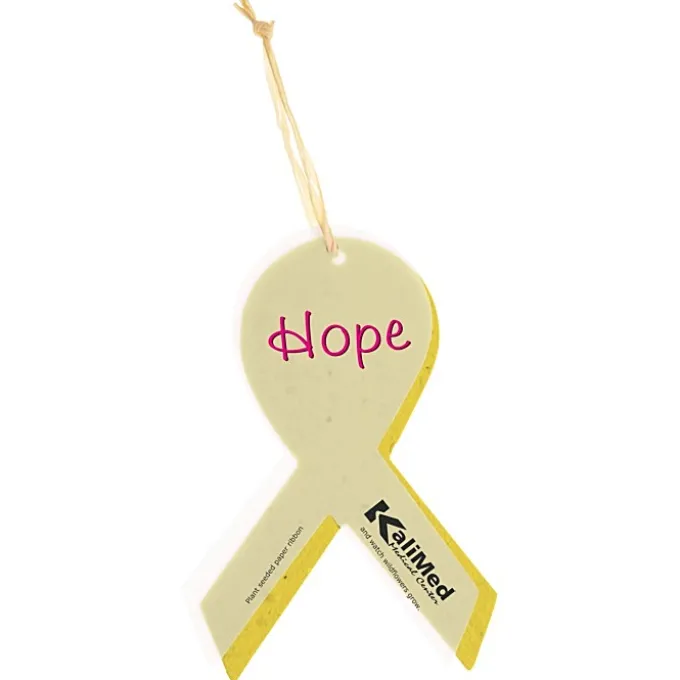 Seeded Paper Ornament - Ribbon