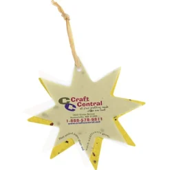 Seeded Paper Ornament - Star