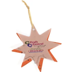 Seeded Paper Ornament - Star