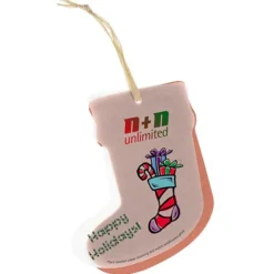 Seeded Paper Ornament - Stocking