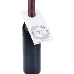 Seed Paper Die-Cut Bottle Neck Tag