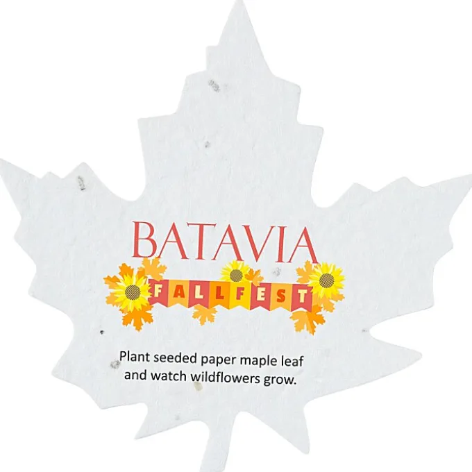 Seed Paper Shapes - Maple Leaf
