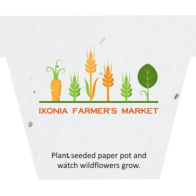 Seed Paper Shapes - Pot