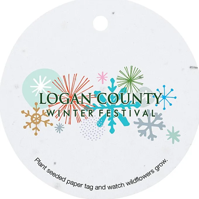 Seed Paper Tag - Circle
