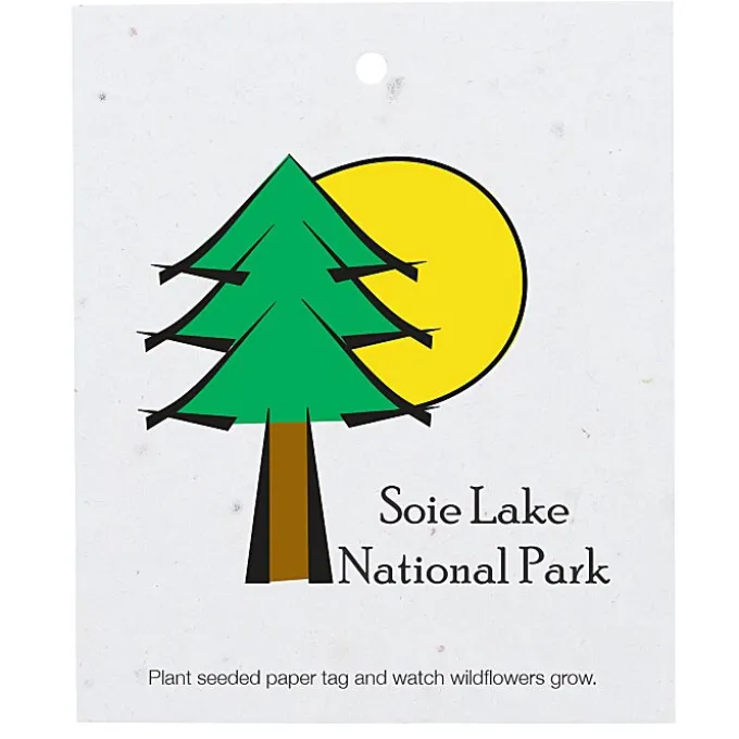 Seed Paper Tag - Rectangle