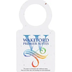 Seed Paper Wine Neck Hang Tag