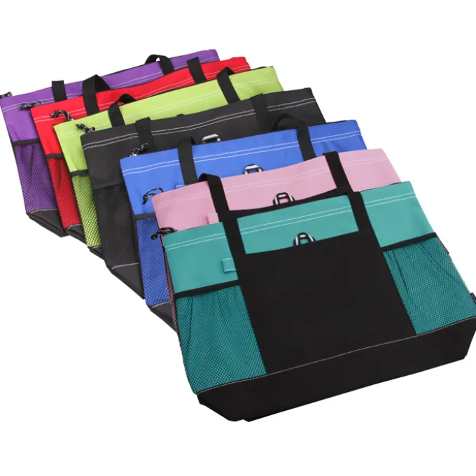 Select Zippered Tote - Embroidered - 24 hr
