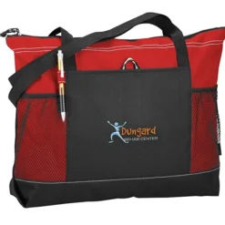 Select Zippered Tote - Embroidered - 24 hr