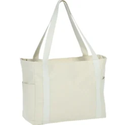 Selene Zippered Cotton Utility Tote - Full Color