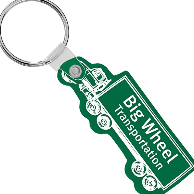 Semi-Truck Soft Keychain - Opaque