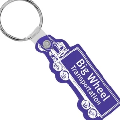 Semi-Truck Soft Keychain - Opaque