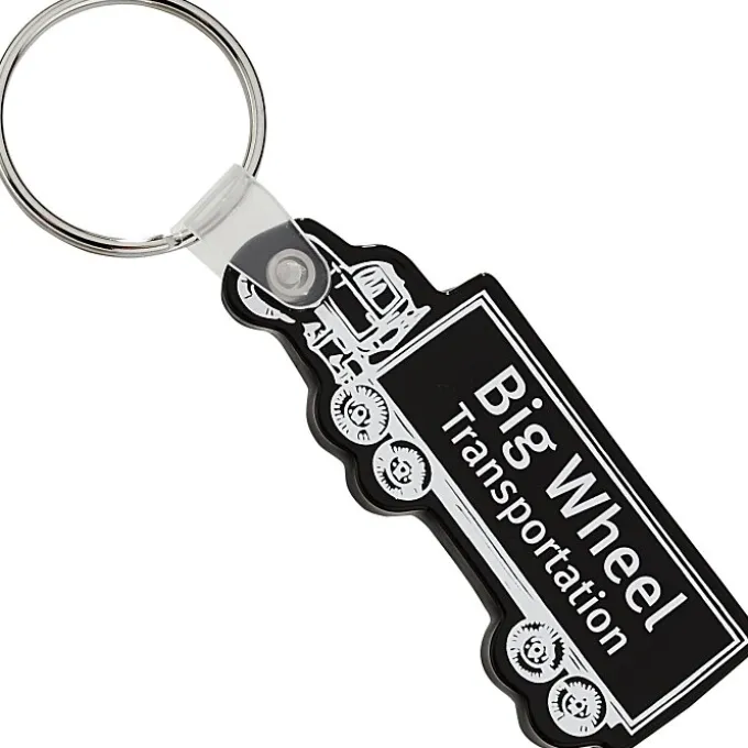 Semi-Truck Soft Keychain - Opaque