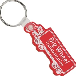 Semi-Truck Soft Keychain - Translucent