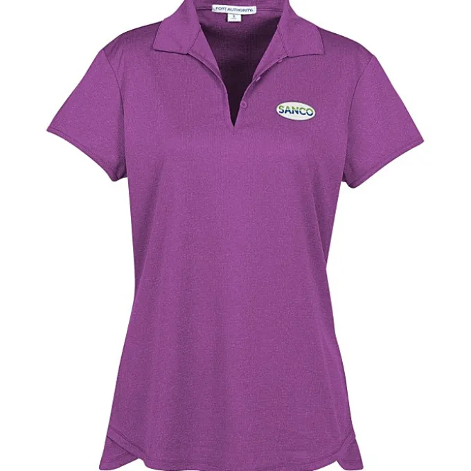 Shadow Heather Polo - Ladies'