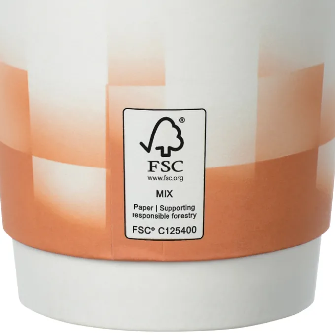 Shady Checkers Full Color Insulated Paper Cup - 16 oz.
