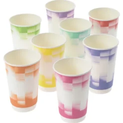 Shady Checkers Full Color Insulated Paper Cup - 16 oz.